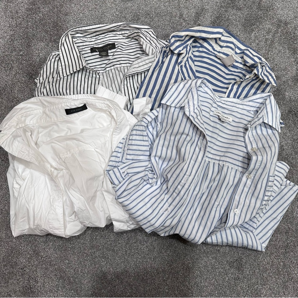 Bundle 4 button up shirts
